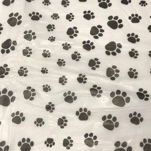 75 Sheets Paw Print Tissue Paper